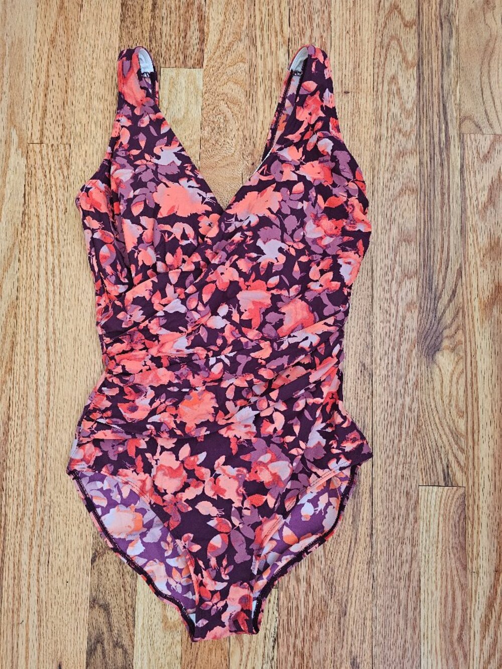 L.L. Bean Criss Cross Wrap Style Bathing Suit